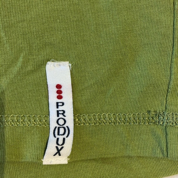Incredible Produx Brand crew neck light green long sleeved designer's top - Picture 7 of 7